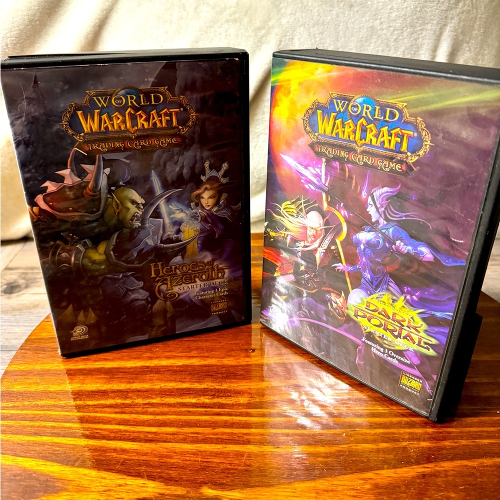 World of Warcraft: Heroes of Azeroth & Dark Portal Trading Card Games Complete
